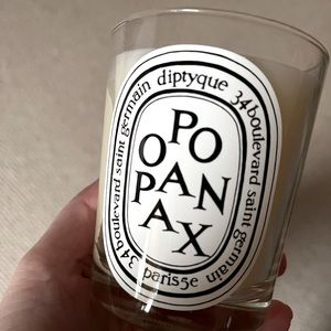 Full size Diptyque candle in Opopanax scent